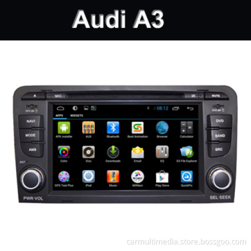 Audi A3 In Dash Car Dvd Gps Navigation Android Quad Core System